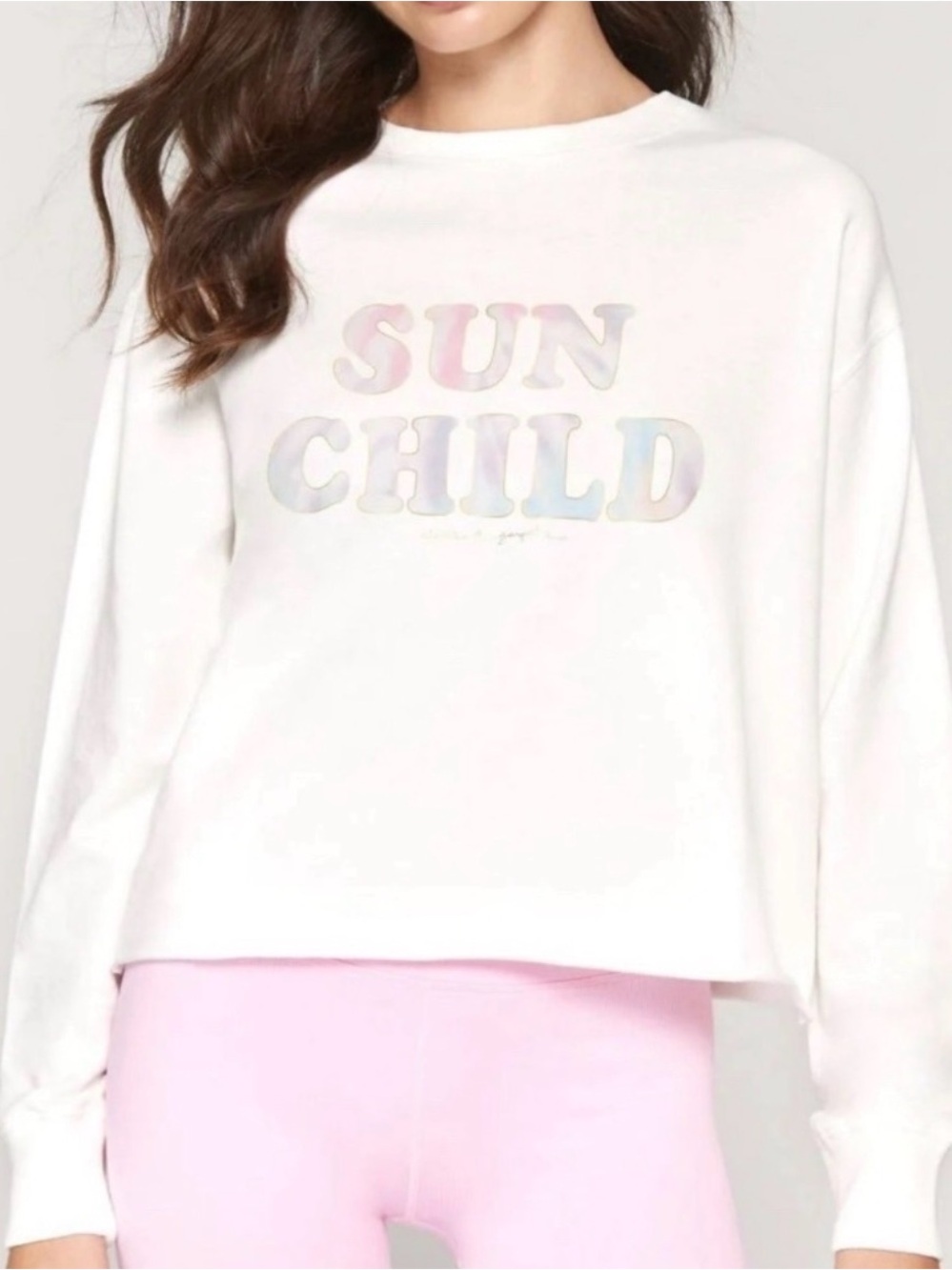 Spiritual Gangster Sun Child Mazzy Tie Dye Pastel Lightweight pullover small